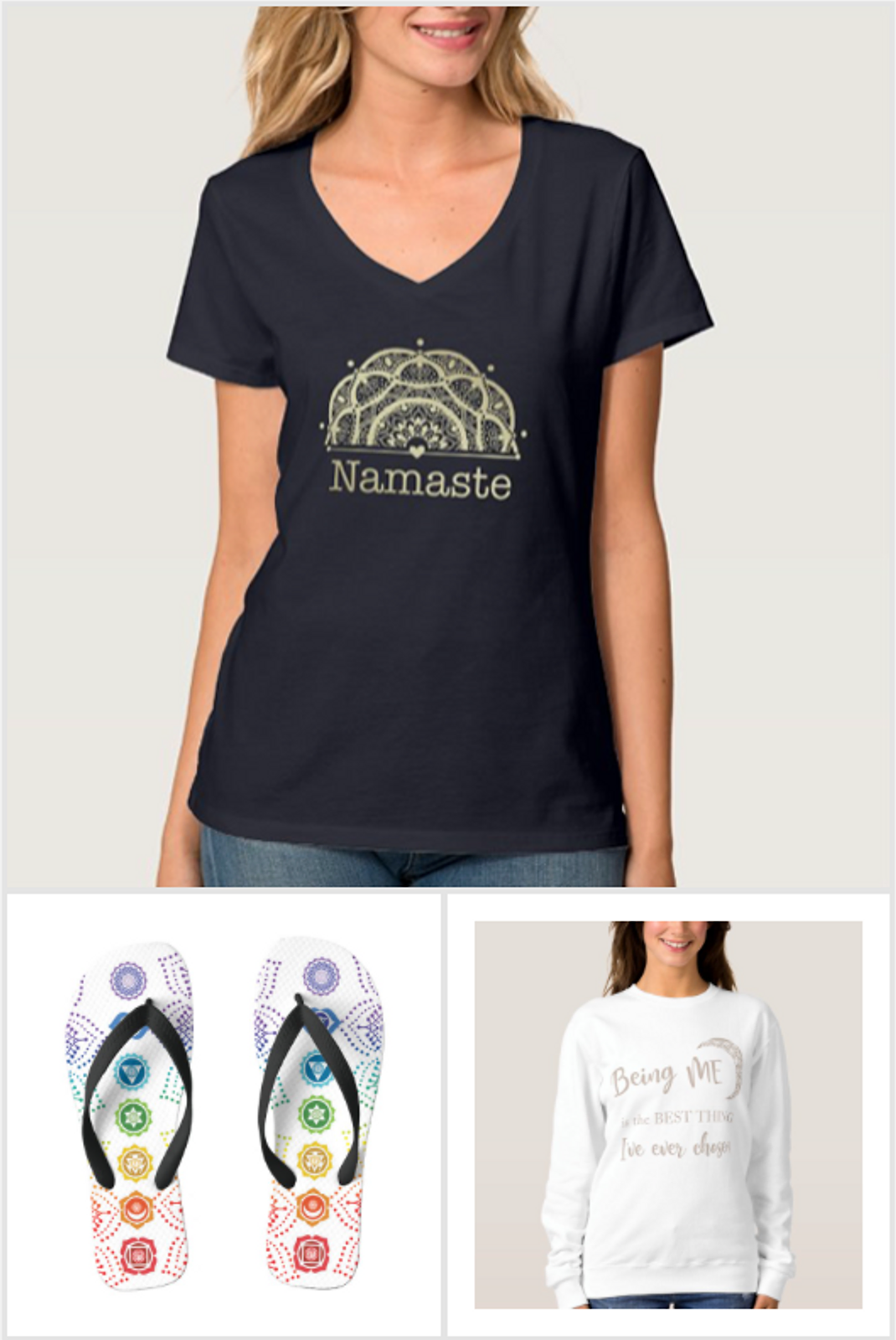 Kleidung energetisch t-shirt sweater namaste chakra online kaufen schweiz heilige geometrie